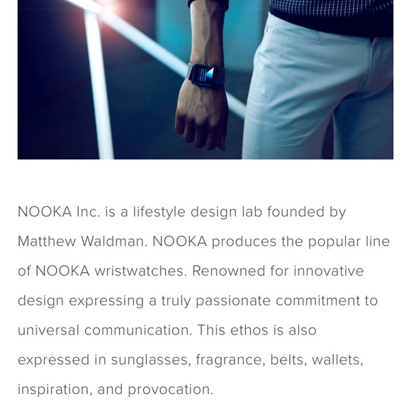 Nooka glow in the dark watch - Picture 4 of 5